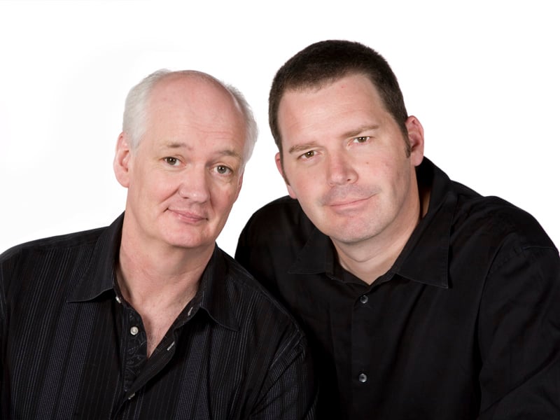 Colin Mochie and BradSherwood